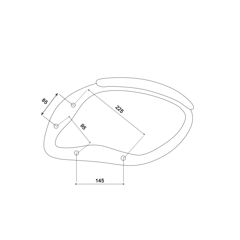 Подлакътник за офис стол  ⋙ на цена от 19.20лв  - Allegro-bg.com
