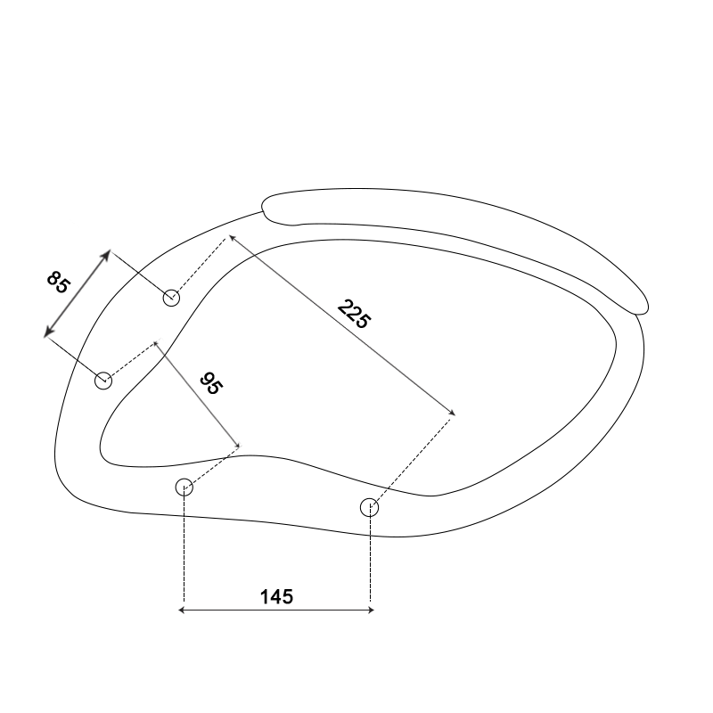 Подлакътник за офис стол  ⋙ на цена от 19.20лв  - Allegro-bg.com