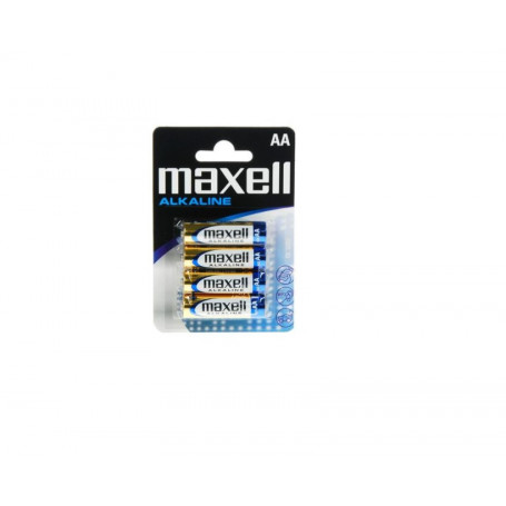 Батерии Maxell LR6 АА, 1.5V, 4 бр. в блистер, алкални  020374