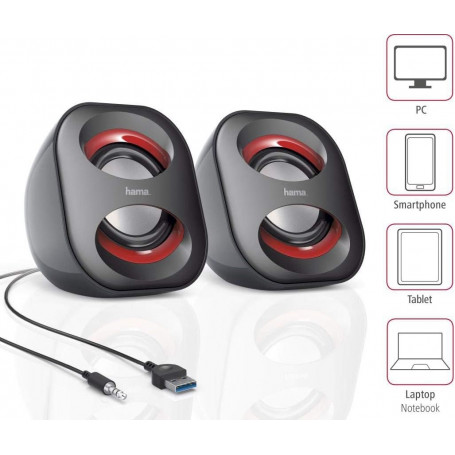 Колонки Hama Sonic Mobil  ⋙ на цена от 20.28лв  - Allegro-bg.com