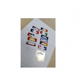 Самозалепваща закачалка за блистер, RR412.A4, 90 мкм, 48 х 48 мм, 8000 бр. 060276 2