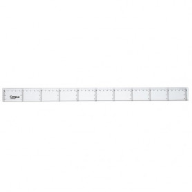 copy of Линия 50 см, прозрачна, с вертикално разграфяване 120323