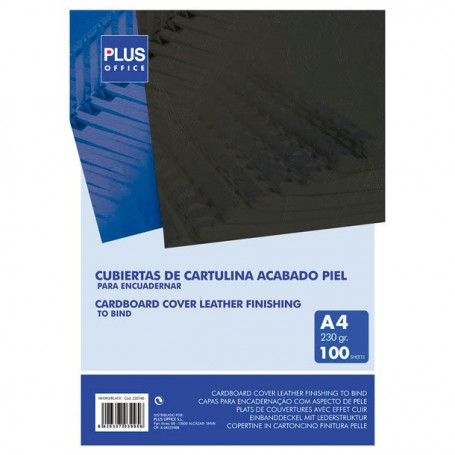 Картонени корици, А4, 230 г, черни 111703