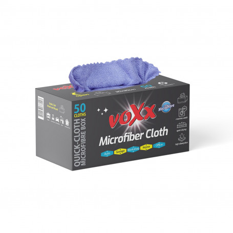 Микрофибър Voxx Box, 30 х 30 см, 50 бр. в кутия 111438