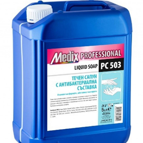 Течен сапун Medix, 5 л, антибактериален 181138