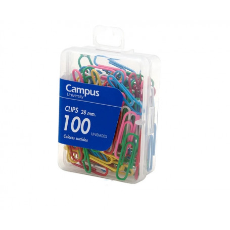 Цветни кламери Plus Campus ⋙ на цена от 1.50лв  - Allegro-bg.com