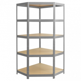 Ъглов метален стелаж  ⋙ на цена от 98.40лв  - Allegro-bg.com