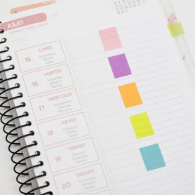 Индекси РР, 20 х 45 мм, 100 броя, 5 цвята х 20 бр., с линийка 090333 2