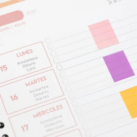 Индекси РР, 20 х 45 мм, 100 броя, 5 цвята х 20 бр., с линийка 090333