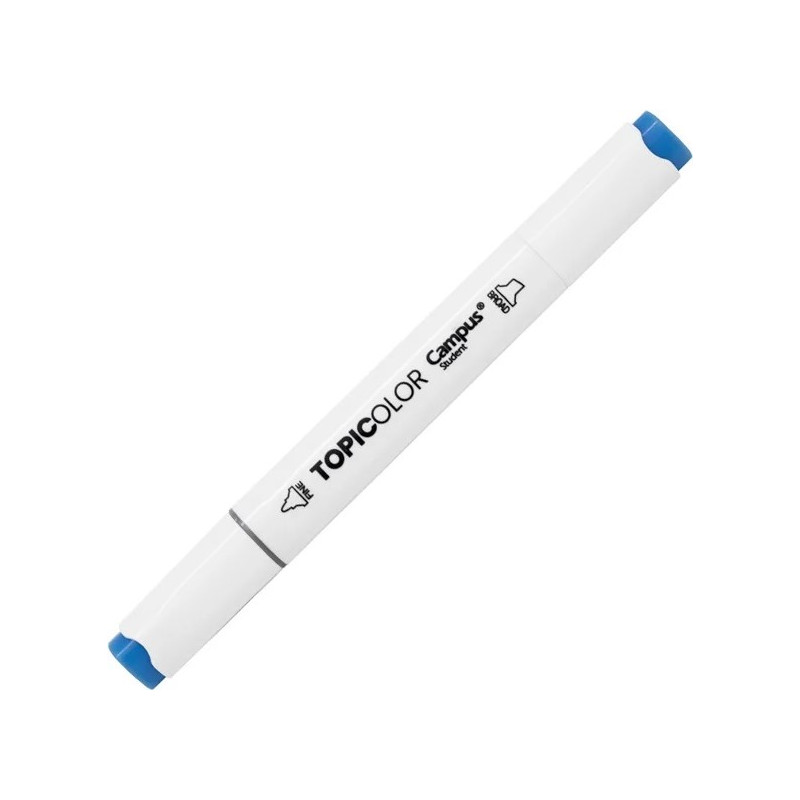 Маркери Campus TopiColor, 12 цвята, 1-6 мм, двувърхи, в кутия 210212