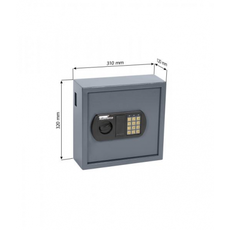 Метално табло за 25 ключа, дигитално заключване, с код  118105