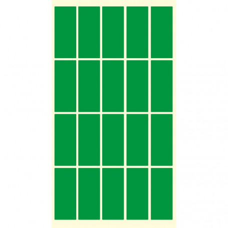 Етикети за цени, 21 х 51 мм, на лист 500068