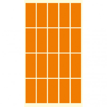 Етикети за цени, 21 х 51 мм, на лист 500068