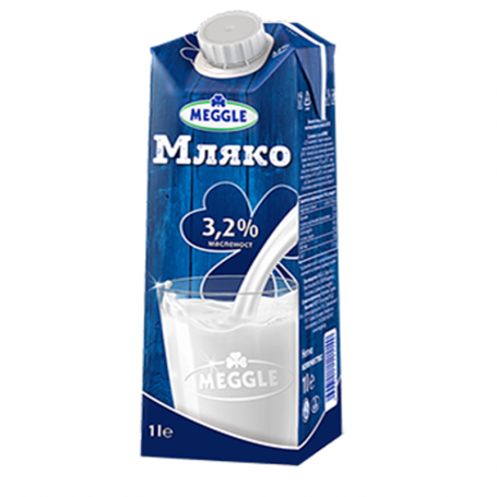 Прясно мляко Meggle 1-  ⋙ на цена от 3.00лв  - Allegro-bg.com
