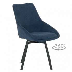 Трапезен стол WIGAN - син ⋙ на цена от 199.80лв  - Allegro-bg.com