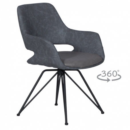 Трапезен стол DEVON - сив ⋙ на цена от 294.00лв  - Allegro-bg.com