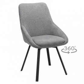 Трапезен стол WIGAN - сив ⋙ на цена от 199.80лв  - Allegro-bg.com 2