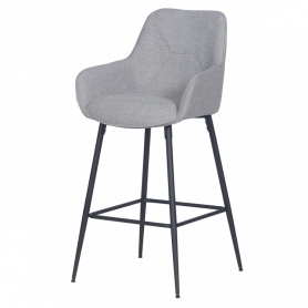 Бар стол MERTON - сив CM ⋙ на цена от 192.00лв  - Allegro-bg.com 2