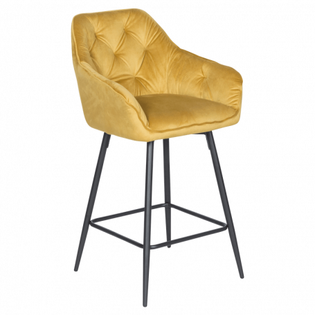 Бар стол LAZIO - жълт ⋙ на цена от 198.00лв  - Allegro-bg.com