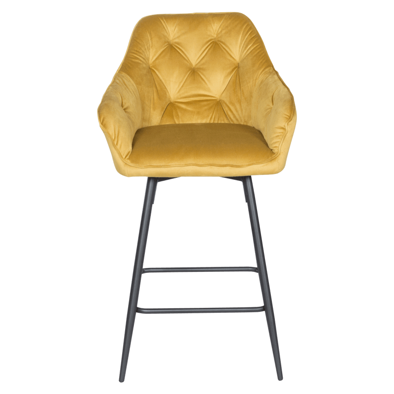 Бар стол LAZIO - жълт ⋙ на цена от 198.00лв  - Allegro-bg.com