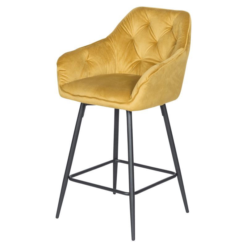 Бар стол LAZIO - жълт ⋙ на цена от 198.00лв  - Allegro-bg.com