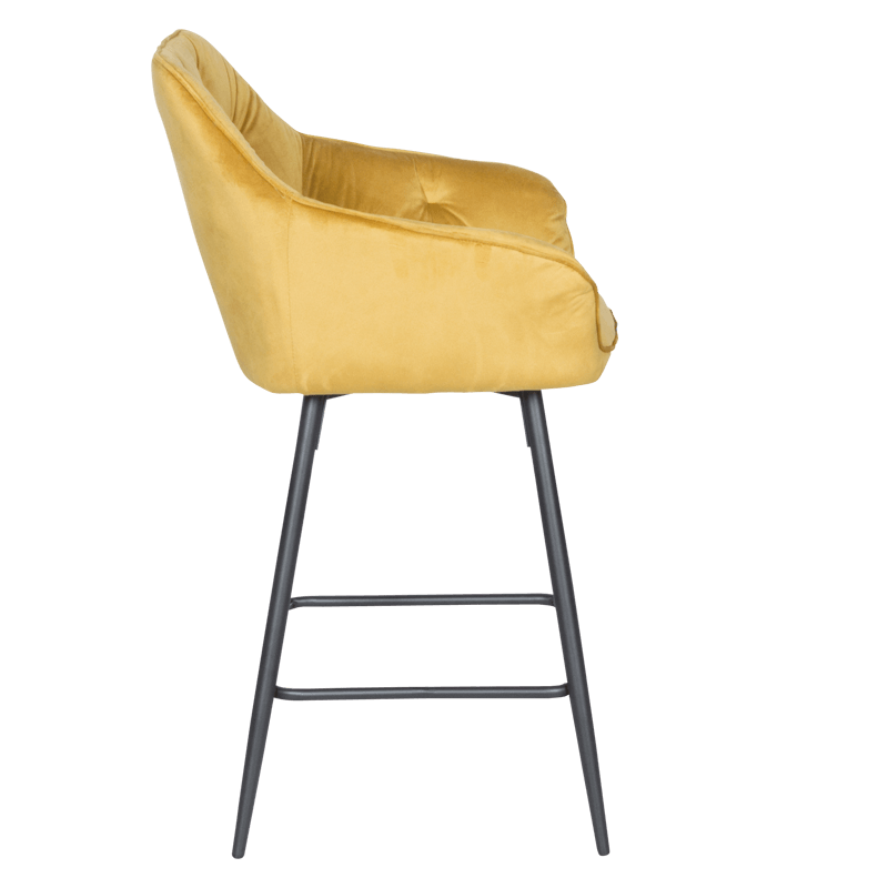 Бар стол LAZIO - жълт ⋙ на цена от 198.00лв  - Allegro-bg.com