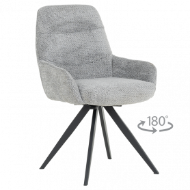 Трапезен стол ASCOT - сив ⋙ на цена от 276.00лв  - Allegro-bg.com