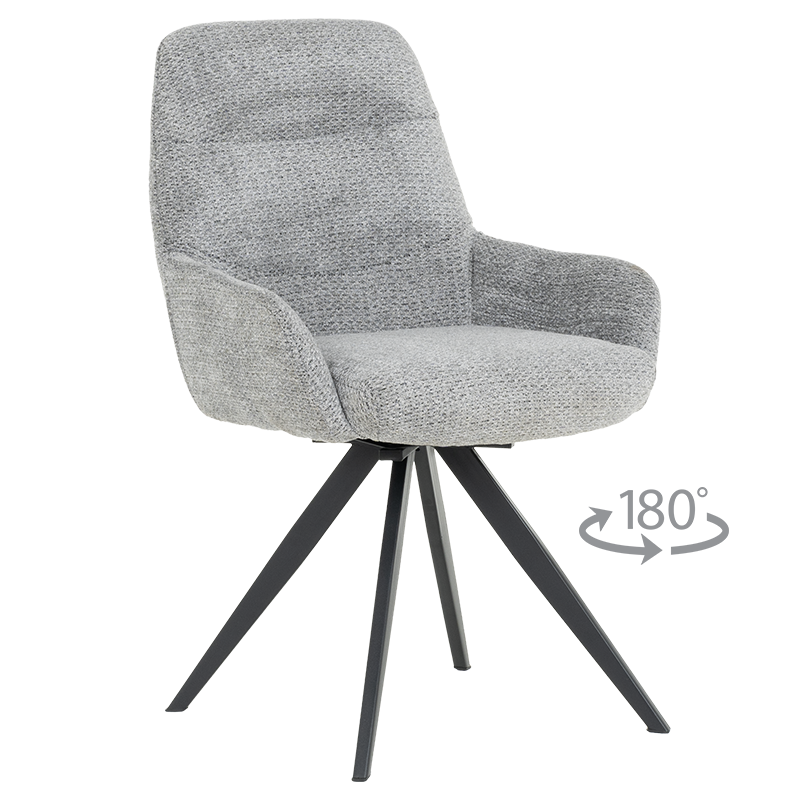 Трапезен стол ASCOT - сив ⋙ на цена от 276.00лв  - Allegro-bg.com