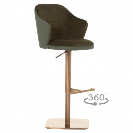 Бар стол BANKET - зелен  ⋙ на цена от 612.00лв  - Allegro-bg.com