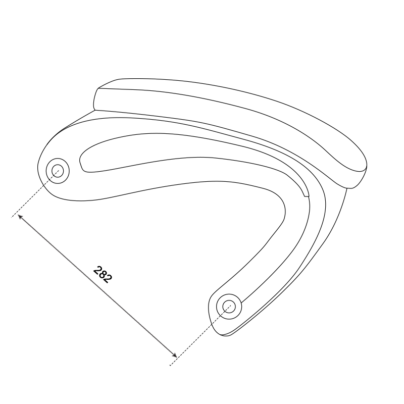 Подлакътник за офис стол  ⋙ на цена от 25.20лв  - Allegro-bg.com