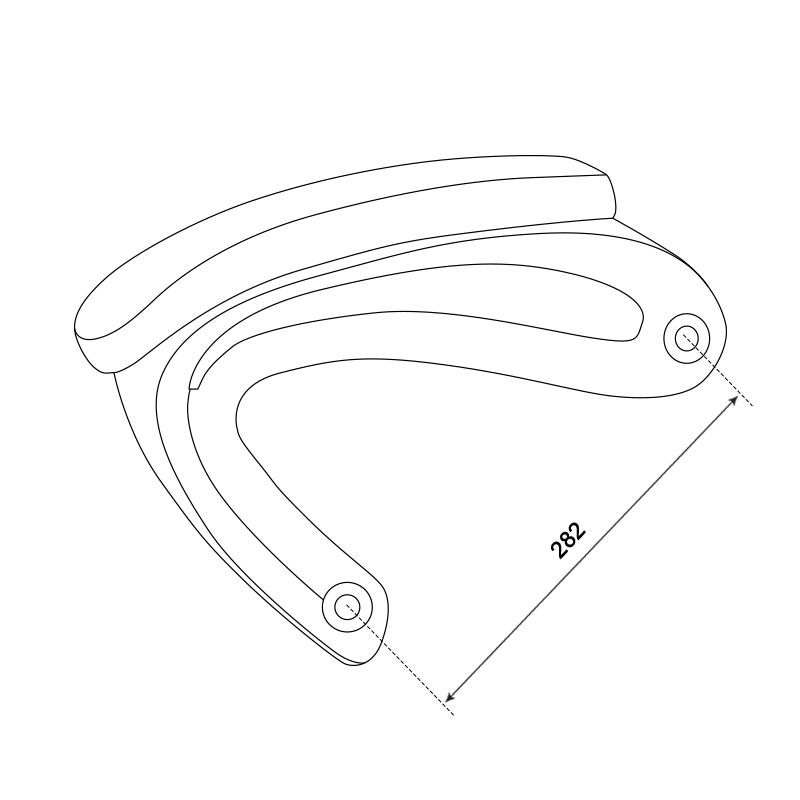 Подлакътник за офис стол  ⋙ на цена от 25.20лв  - Allegro-bg.com