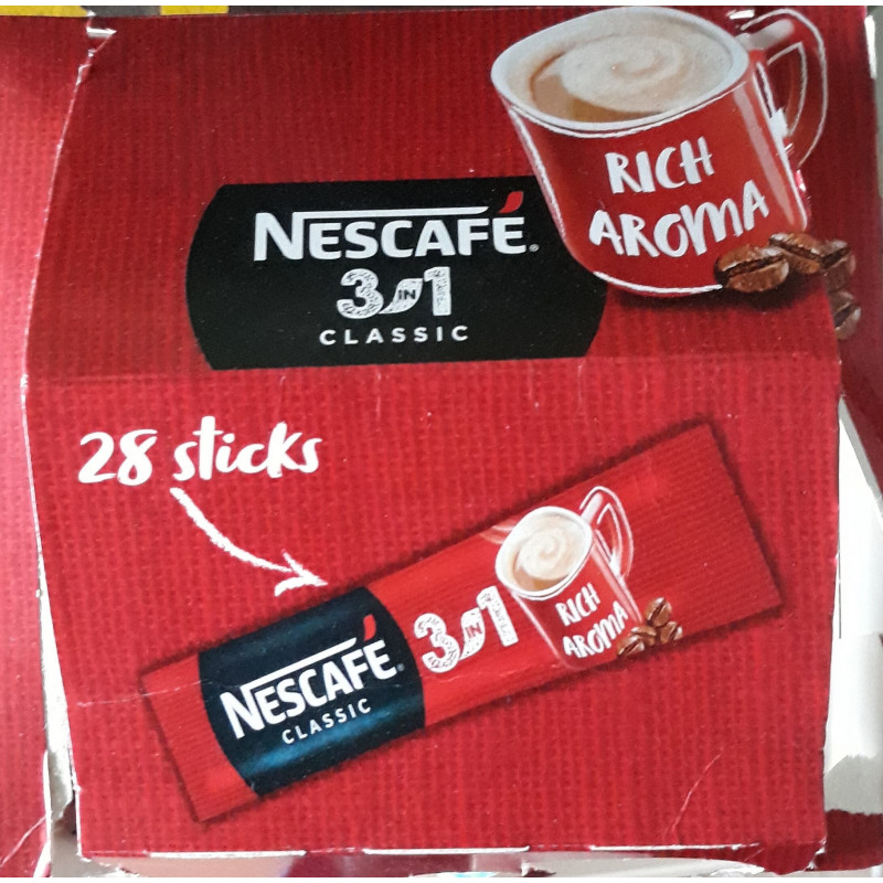Nescafe 3 в 1 Classic,  ⋙ на цена от 15.12лв  - Allegro-bg.com