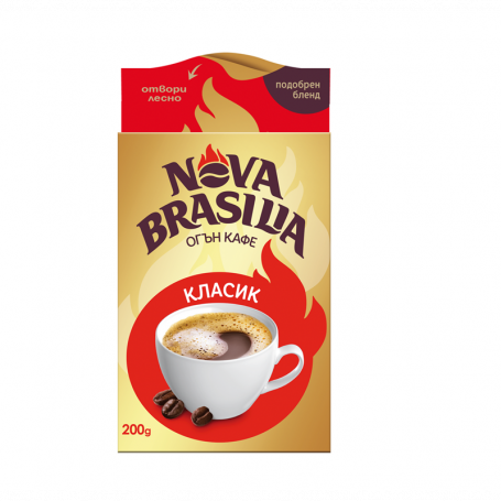 Кафе Нова Бразилия, мляно  ⋙ на цена от 4.74лв  - Allegro-bg.com