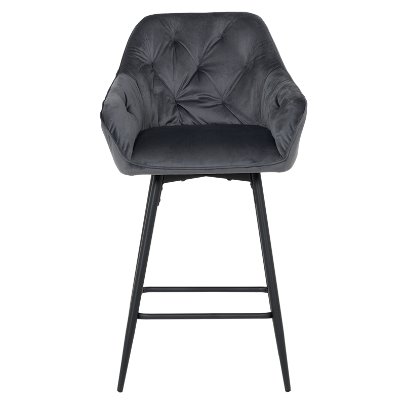 Бар стол LAZIO - тъмносив ⋙ на цена от 198.00лв  - Allegro-bg.com