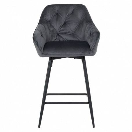 Бар стол LAZIO - тъмносив ⋙ на цена от 198.00лв  - Allegro-bg.com