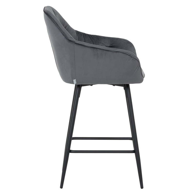 Бар стол LAZIO - тъмносив ⋙ на цена от 198.00лв  - Allegro-bg.com