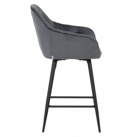 Бар стол LAZIO - тъмносив ⋙ на цена от 198.00лв  - Allegro-bg.com