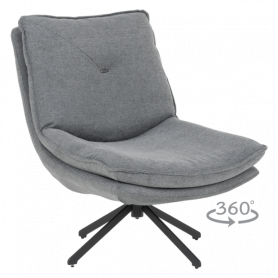 Кресло HAMILTON - сиво  ⋙ на цена от 588.00лв  - Allegro-bg.com