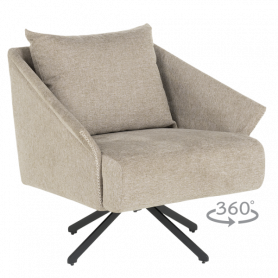 Кресло FERGUS - бежово  ⋙ на цена от 588.00лв  - Allegro-bg.com