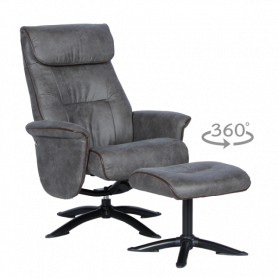 Кресло с табуретка EMA  ⋙ на цена от 576.00лв  - Allegro-bg.com