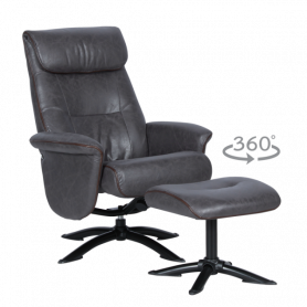 Кресло с табуретка EMA  ⋙ на цена от 576.00лв  - Allegro-bg.com