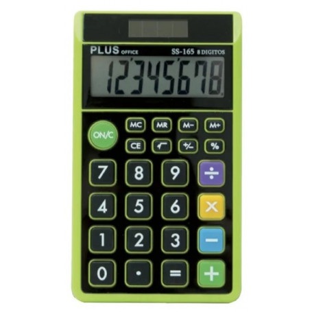 Калкулатор Plus Office SS-165, зелен  110821