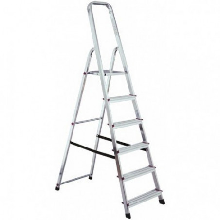 Алуминиева стълба, 5+1 стъпала-602