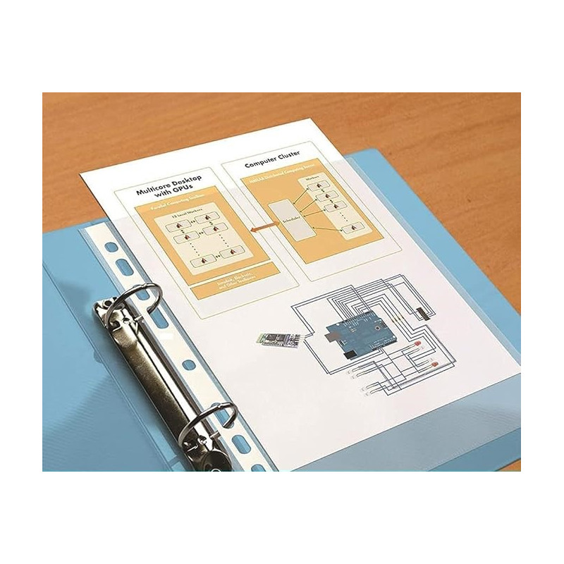 Папка джоб А4+, 60 мкм, 100 бр., кристал 162151