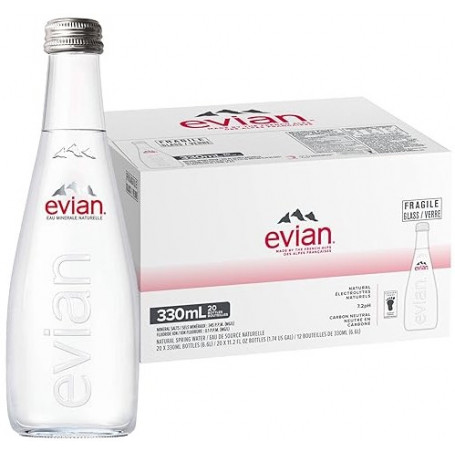 Минерална вода Evian, 0.33 л 150541