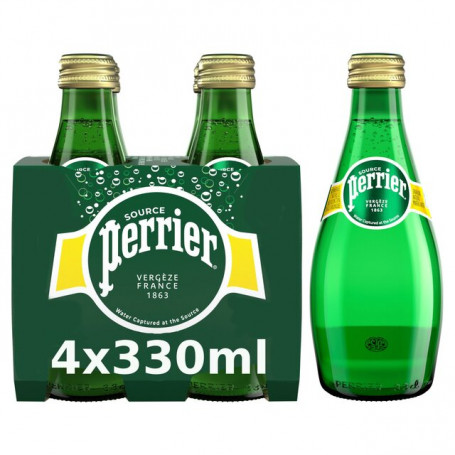 Минерална вода Perrier, 0.33 л, газирана, стъкло 150508