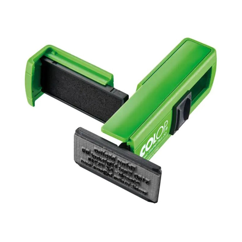Печат Colop Pocket Stamp Plus 20 Green Line, 14 х 38 мм 300172