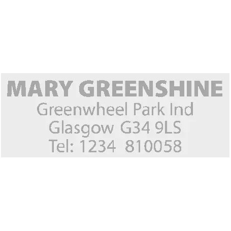 Печат Colop Printer 20 Green Line, 14 х 38 мм 300181