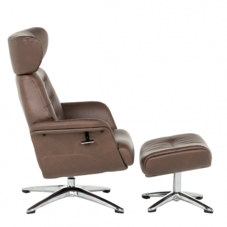 Кресло с табуретка TEDY  ⋙ на цена от 984.00лв  - Allegro-bg.com