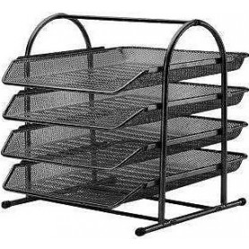 Хоризонтална поставка, метална мрежа, 4 бр. комплект 160210 2